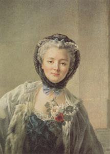 Francois-Hubert Drouais Madame Drouais Wife of the Artist (mk05) oil painting picture